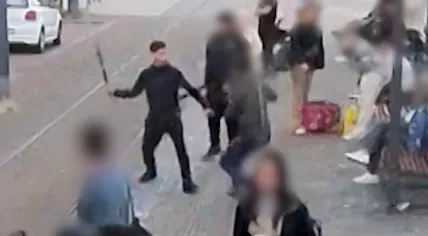 Two men threatened a tram passenger with machetes at Hollands Spoor station in The Hague on 24 July 2023