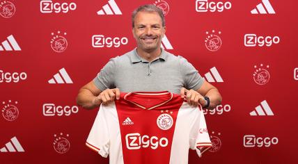 Maurice Steijn after signing a contract to become the new head coach at Ajax. 14 June 2023