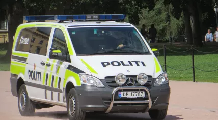 Norwegian police car.