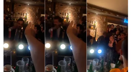 FVD leader Thiery Baudet was assaulted at a bar in Groningen during an election campaign event. 20 November 2023