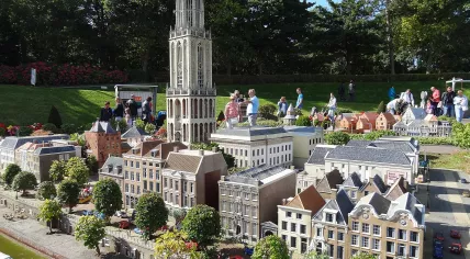 Madurodam miniature park in The Hague, where voters can cast their vote for Tweede Kamer elections on 22 November 2023.