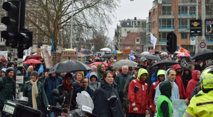Climate march in Amsterdam
