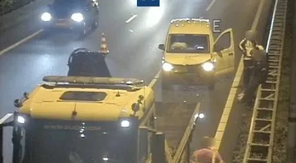 Accident on the A12 highway at Veenendaal-West, 28 November 2023
