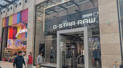 G-Star store in Utrecht. April 2023.