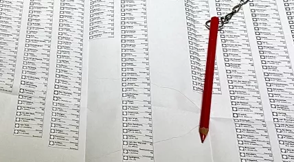 The ballot used during the 2023 General Election. 22 Nov. 2023
