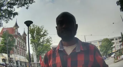 Photo of a man who used the debit card of a missing boy on October 8, 2023, in Rotterdam.