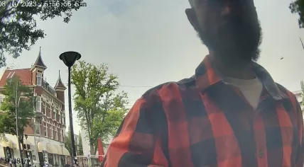 Photo of a man who used the debit card of a missing boy on October 8, 2023, in Rotterdam.