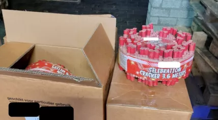 The Human Environment and Transport Inspectorate seized around 18,000 kilograms of fireworks from a Dutch fireworks importer, December 2023
