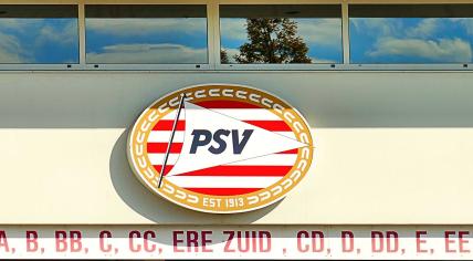 PSV logo at Philips Stadion.