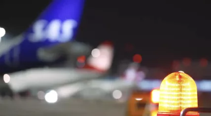 A scene from Schiphol Airport at the start of the Christmas 2023 holidays