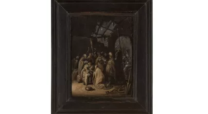 The Adoration of the Kings, a painting possibly by Rembrandt van Rijn
