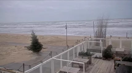 A windy day along the coast at Castricum with Storm Pia on the way. Dec. 21, 2023