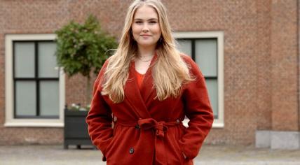 Princess Amalia during their annual winter photo session at Huis ten Bosch palace. 22 December 2023