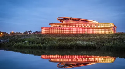 The exterior of the Holland Casino in Venlo in 2021