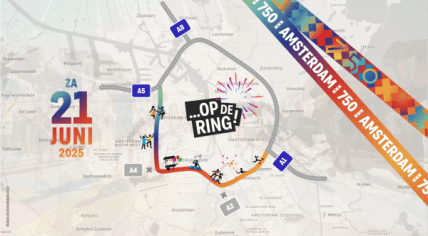 Amsterdam will close the A10 Ring Road for a big party to celebrate its 750th anniversary on 21 June 2025