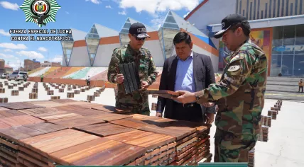 Bolivian authorities found 8.7 tons of cocaine hidden on wood floor tiling destined for the Netherlands. 5 January 2024
