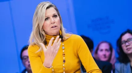 Queen Máxima during the World Economic Forum (WEF) Annual Meeting in 2023.