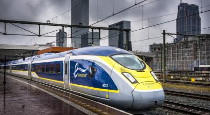 The Eurostar London-Rotterdam-Amsterdam train