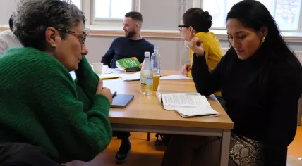 Students during the NedLes Dutch Crash Course. January 2024