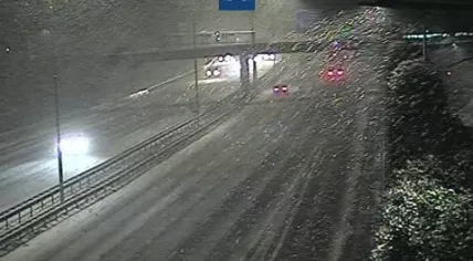 A snowy morning on a Dutch highway, 19 January 2023