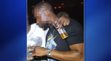 Kenny S. at The Sand the same night he allegedly murdered Kelvin Tettey (Picture: Politie)