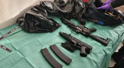 Rocket launcher and automatic firearms seized in Rotterdam, 29 January 2023