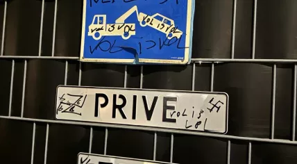 The Nour Mosque in Heerlen vandalized with swastikas and hate speech, 6 February 2024