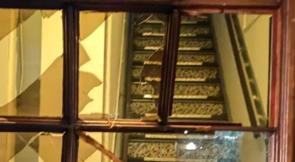 Vandals smashed the window of the Nour Mosque in Heerlen, 6 February 2024