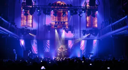 The Kooks performing on the main stage at Paradiso in Amsterdam