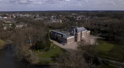 Skyline view of Zeist from Zeist castle