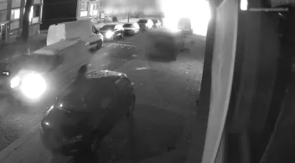 A delivery van narrowly escaped the explosion in an apartment building on Schammenkamp in Rotterdam on 29 January 2024