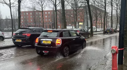 A rainy day in Amsterdam, 15 February 2024