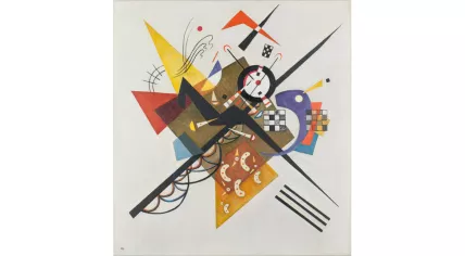 Wassily Kandinsky, Auf Weiss II (Sur blanc II), 1923. 