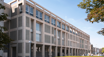 File photo of the Paleis van Justitie courthouse on Walburgstraat in Arnhem, Gelderland