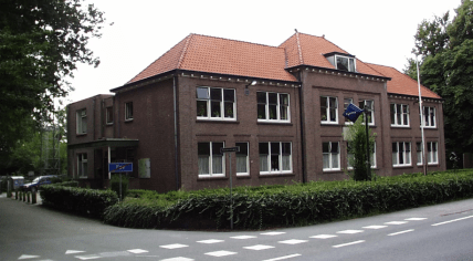 The Oost-Nederland district police station on Heerderweg in Epe, Gelderland. Undated