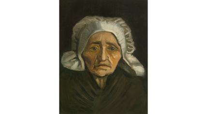 Tête De Paysanne À La Coiffe Blanche by Vincent van Gogh, circa 1884