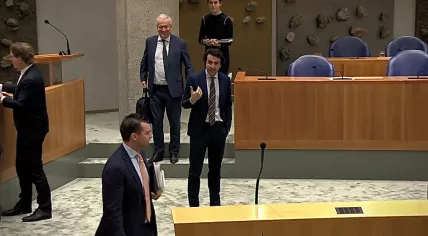 FvD leader Thierry Baudet threatened to punch GroenLinks-PvdA MP Jesse Klaver in the mouth after a parliamentary debate, 27 March 2024