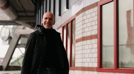 Alex Kroes shortly after signing on as the general manager at Ajax. 15 March 2024