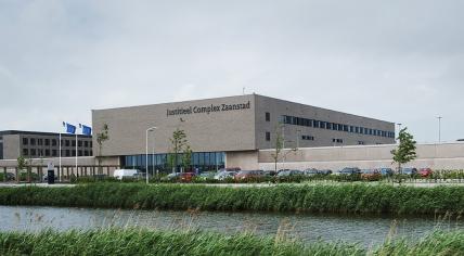 File photo of the Justitieel Complex Zaanstad, a prison facility in Noord-Holland. 30 May 2017