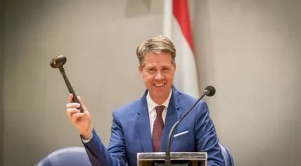 Martin Bosma, elected Tweede Kamer president on 13 December 2023