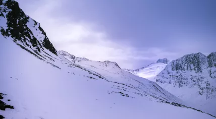 The Ötztal Valley in the Alps in Tirol, Austria. 2020