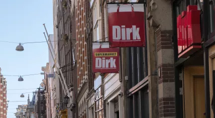 Dirk supermarket in Amsterdam