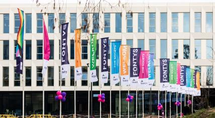 The Fontys University of Applied Sciences on the Rachelsmolen in Eindhoven