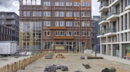 De Warren apartment building on Centrumeiland in Amsterdam