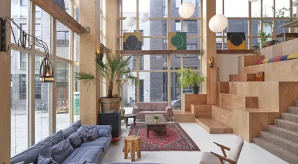 De Warren apartment building on Centrumeiland in Amsterdam