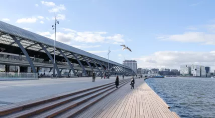 The IJboulevard in Amsterdam