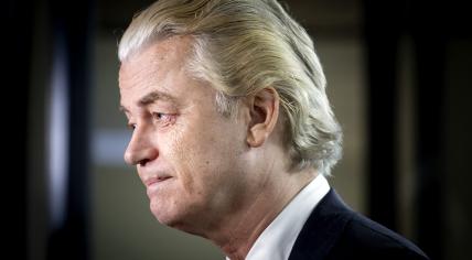 Geert Wilders after the PVV, VVD, NSC, and BBB factions agreed to the coalition agreement, 15 May 2024