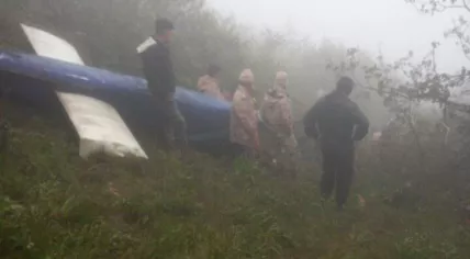 The site of a helicopter crash near Varzaqan, Iran, that killed Iranian President Ebrahim Raisi. 19 May 2024