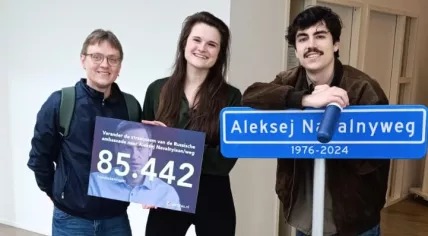 Team Nalvany wants to rename the street near the Russian embassy in The Hague in honor of opposition leader Alexei Navalny