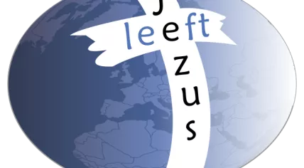 The logo of the political party Jezus Leeft.